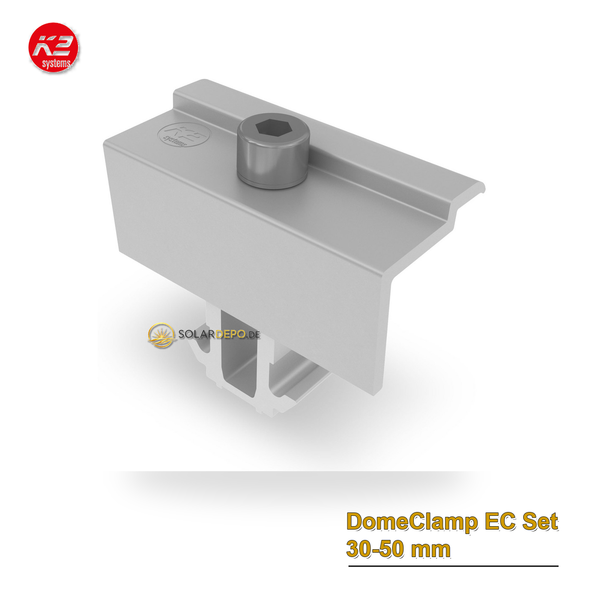 K2 Systems 2004561 DomeClamp EC Set 30-50 mm