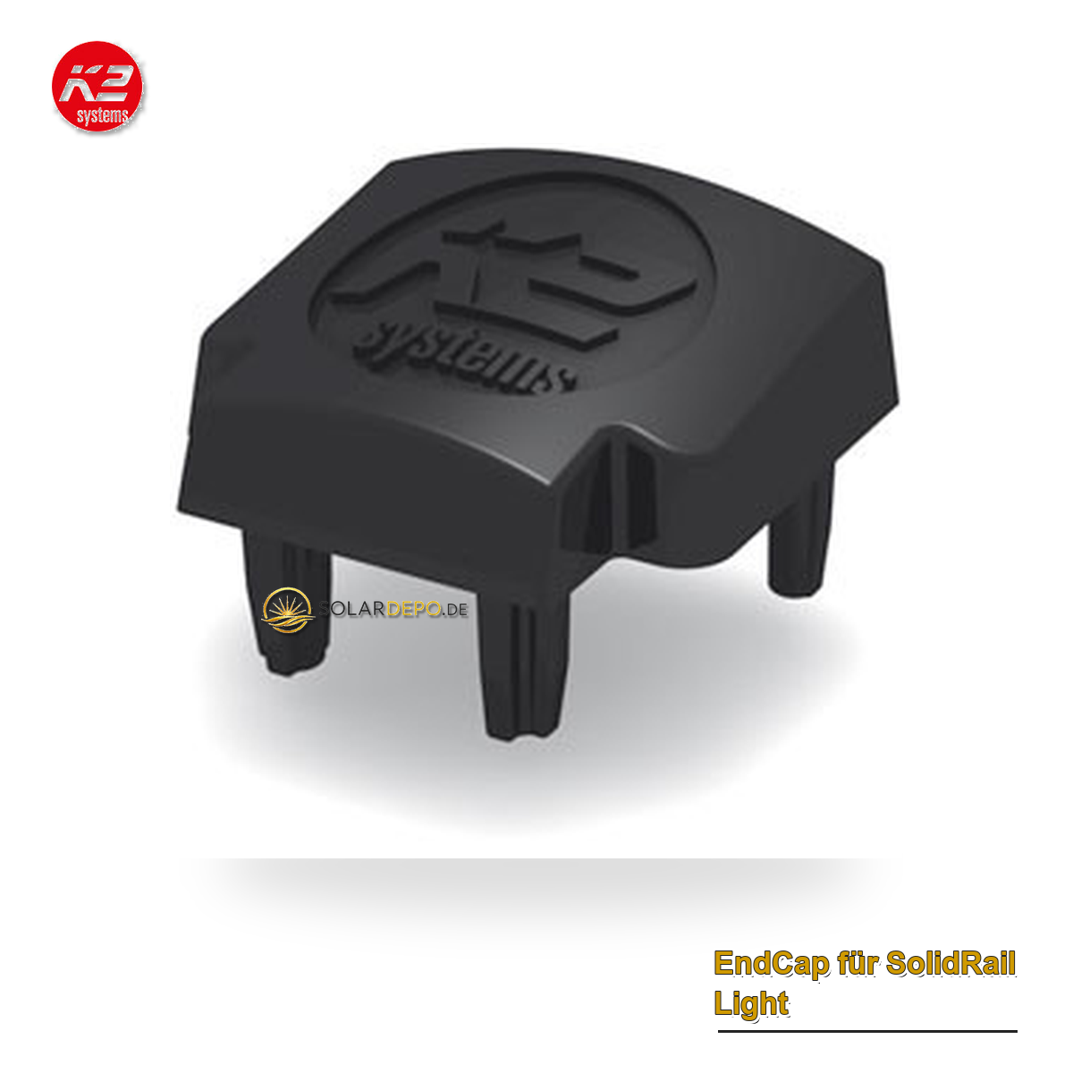 K2 Systems 1004765 EndCap für SolidRail Light