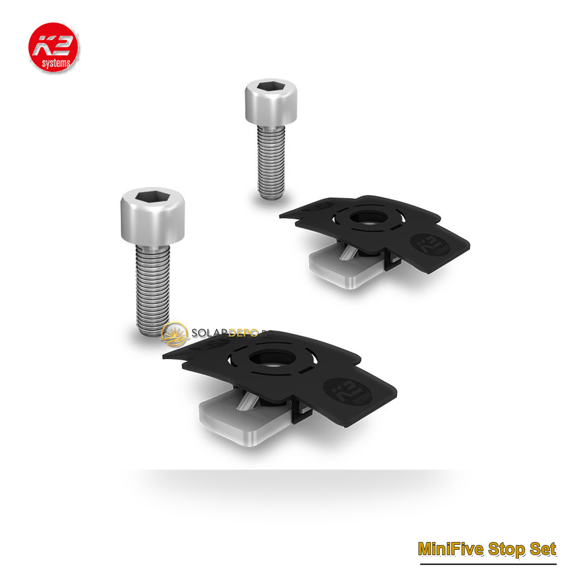 K2 Systems 2003379 MiniFive Stop Set