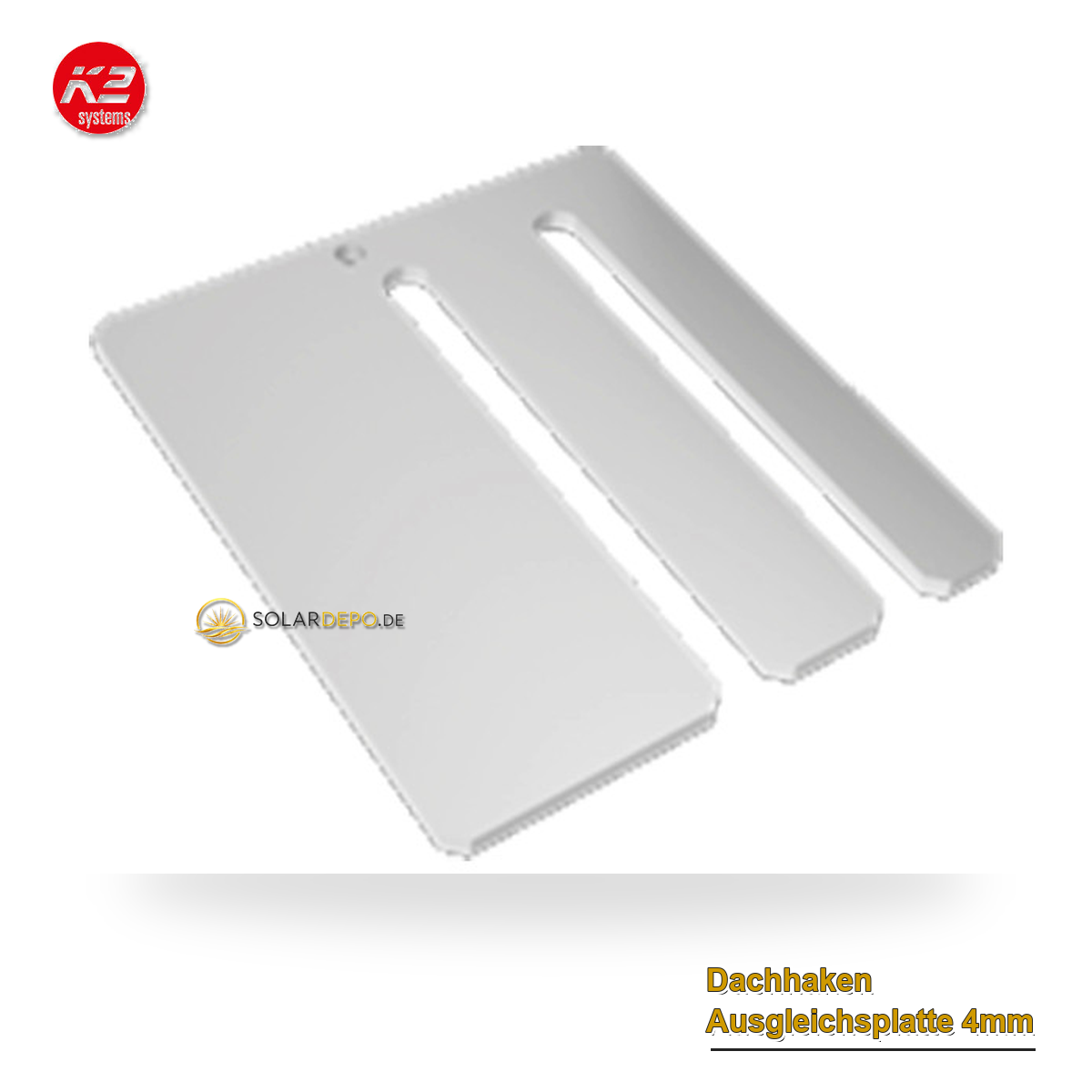 K2 Systems 2002332 Dachhaken Ausgleichsplatte 4mm