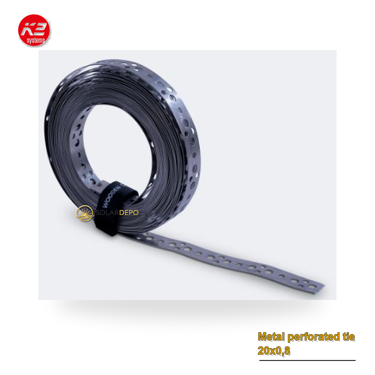 K2 Systems 2002735 Metal perforated tie 20x0,8