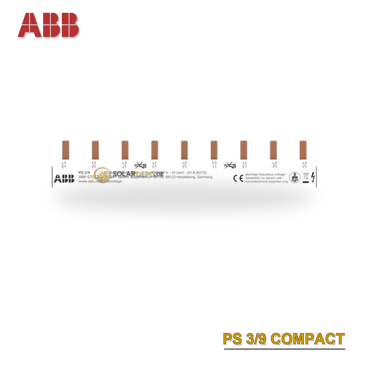 ABB PS3/9 Phasenschiene 3Ph.,9Pins,10qmm