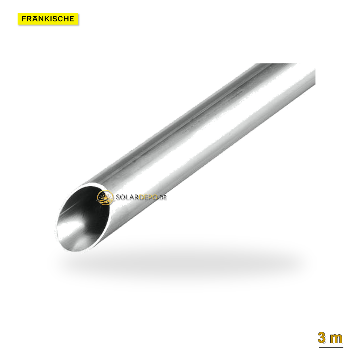 FRÄNKISCHE ALU Steck ES M32 Aluminium Steckrohr - 3 m