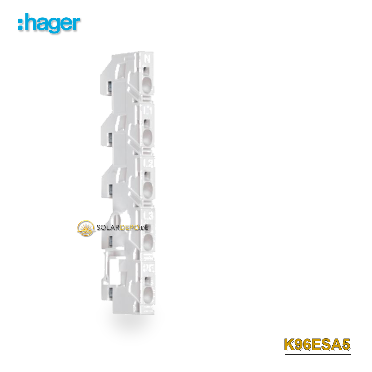 HAGER K96ESA5 Einspeiseadapter 1-25mm² 5-polig