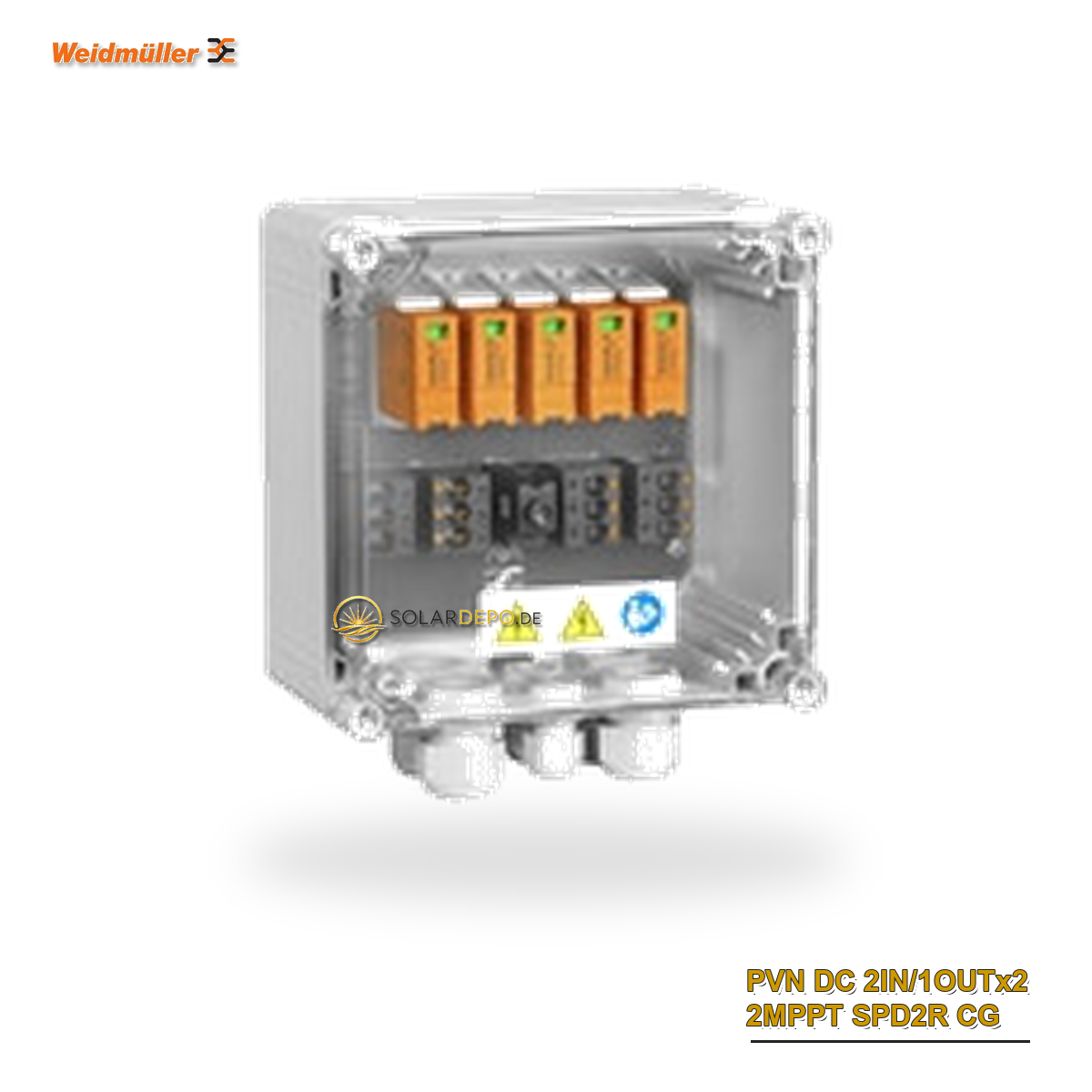 WEIDMÜLLER PVN DC 2IN/1OUTx2 2MPPT SPD2R CG 1.1kV