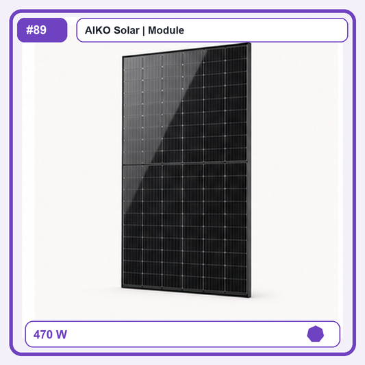 AIKO Solar 470W Dual Glass Full Black Modul AIKO-A470-MCE54Db Neostar 3S+