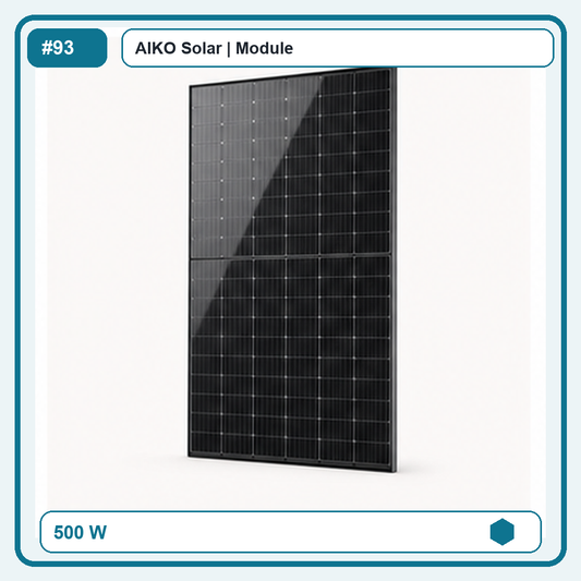 AIKO Solar 500W Dual Glass Full Black Modul A500-MAH60Db NEOSTAR 2S+