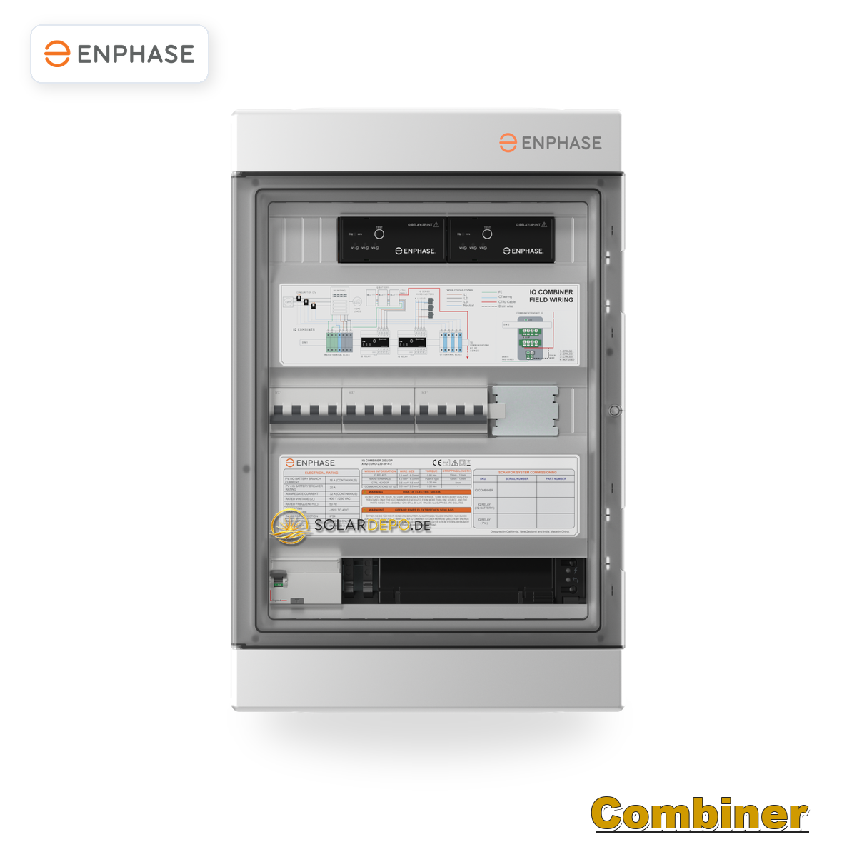 Enphase IQ Combiner 2 EU-3P - 3-phasiger Anschlusskasten