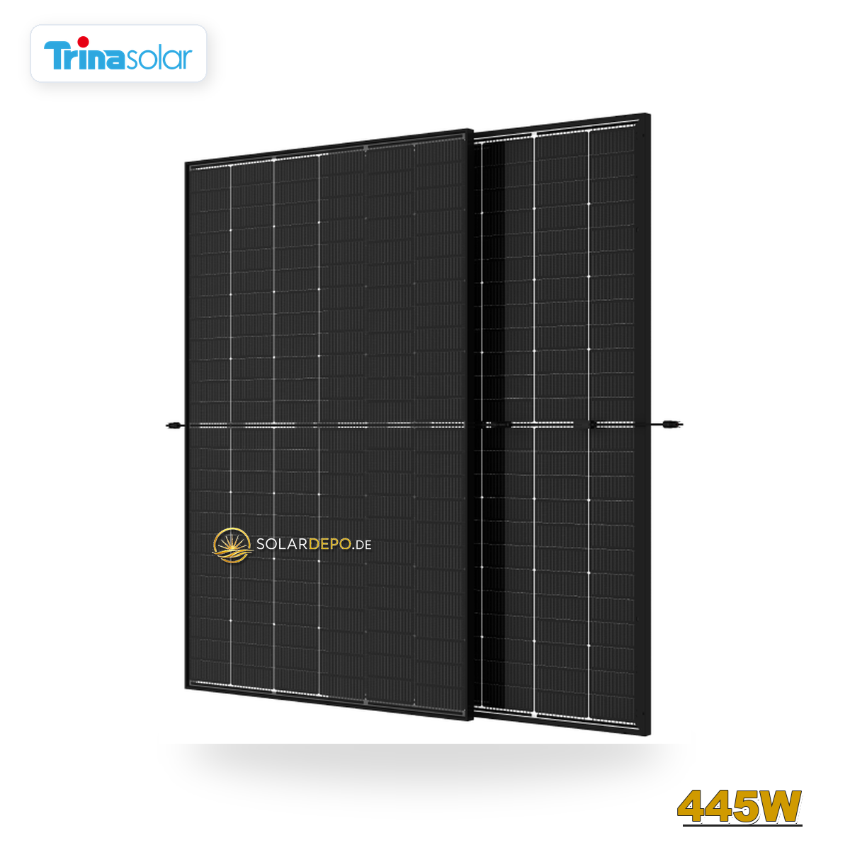 Trina Vertex S+ 445W Bifazial Glas-Glas Full Black TSM-NEG9RC.27