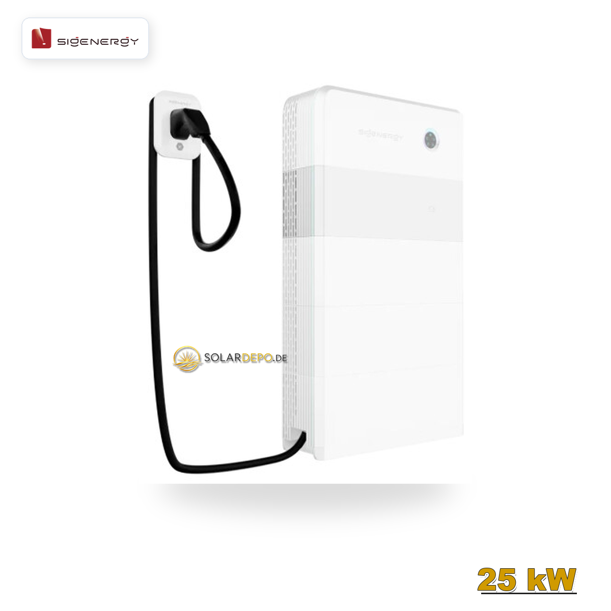 Sigenergy EVDC 25 kW - DC-Schnelllader, verschiedene Kabellängen