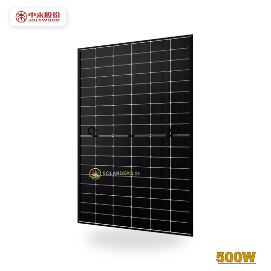 Jolywood JW-HD108N-R2 500W Bifazial Glas-Glas Full Black Modul