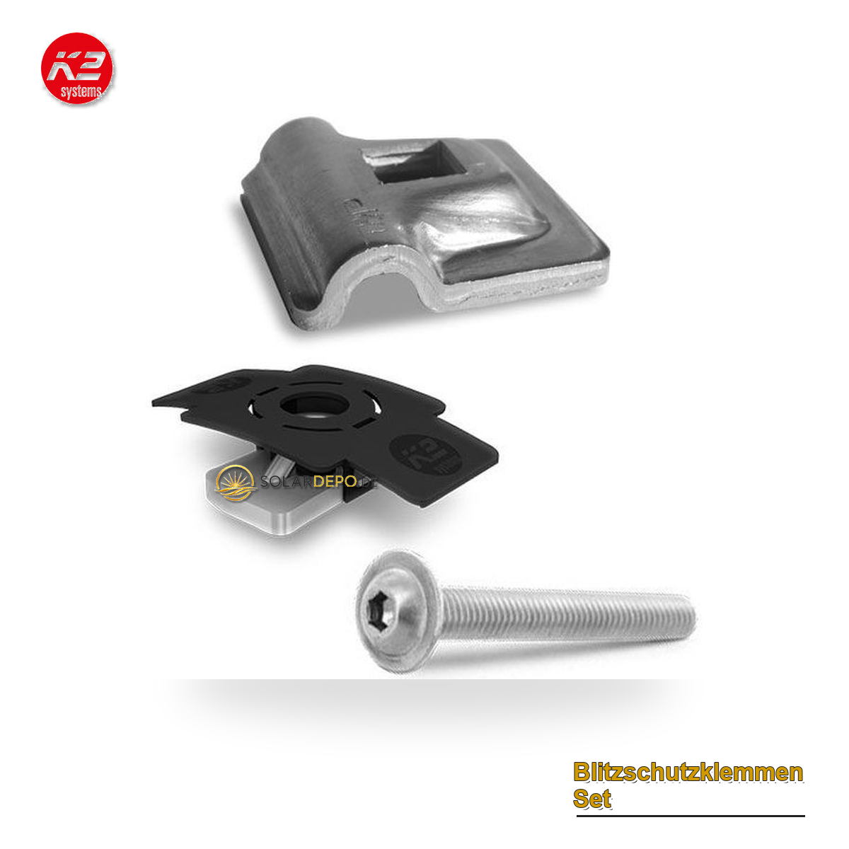 K2 Systems 2004922 Blitzschutzklemmen Set