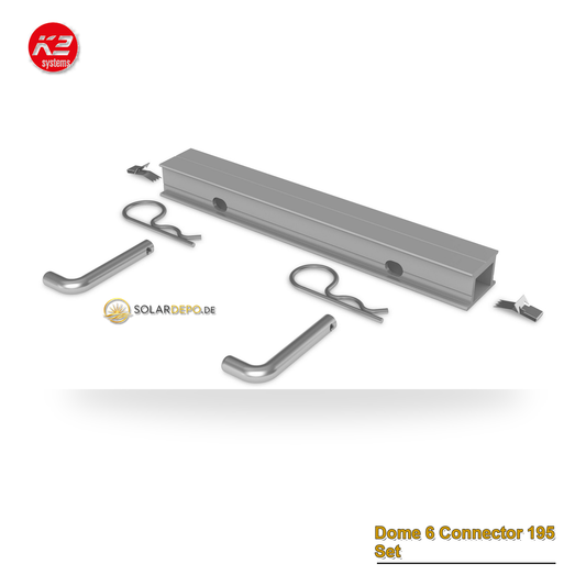 K2 Systems 2004123 Dome 6 Connector 195 Set