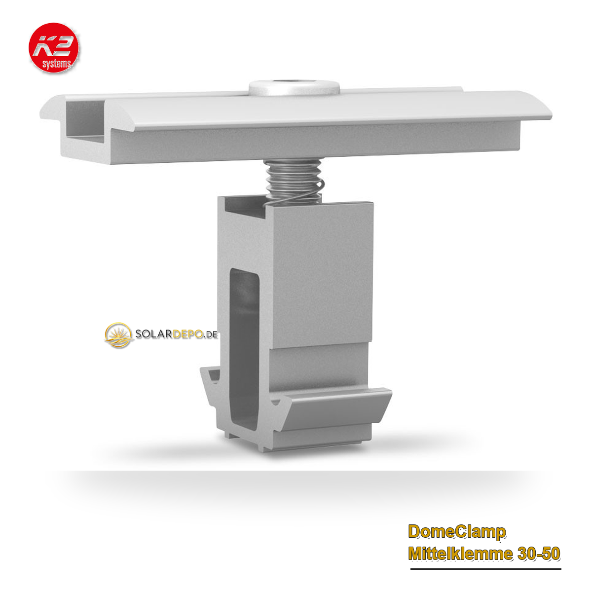 K2 Systems 2002558 DomeClamp Mittelklemme 30-50 mm