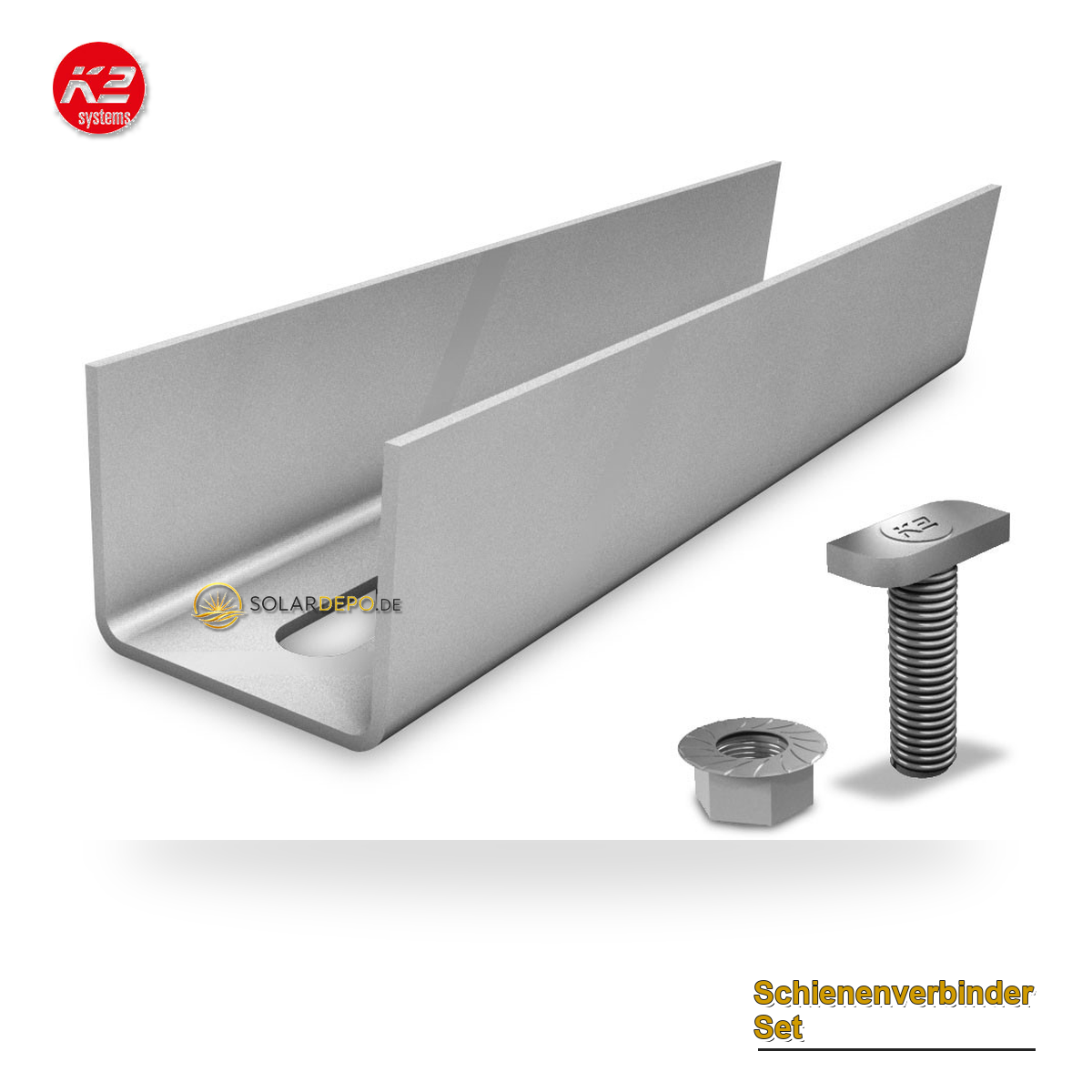 K2 Systems 1004107 Schienenverbinder Set