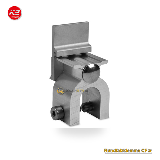 K2 Systems 2002859 Rundfalzklemme CF:x