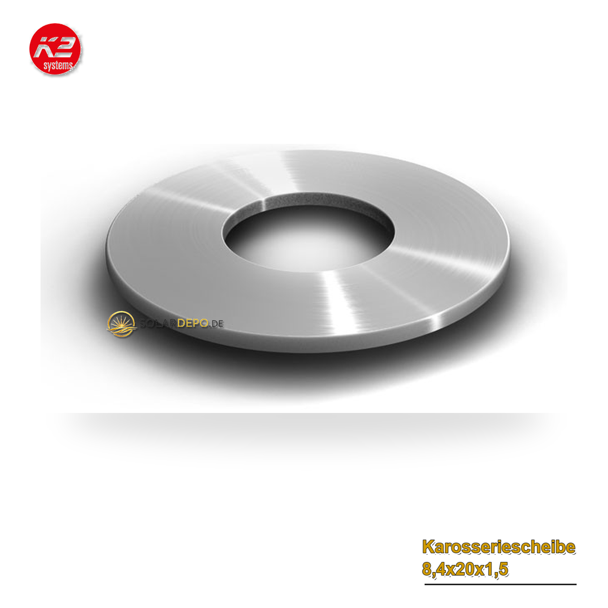 K2 Systems 1000122 Karosseriescheibe 8,4x20x1,5