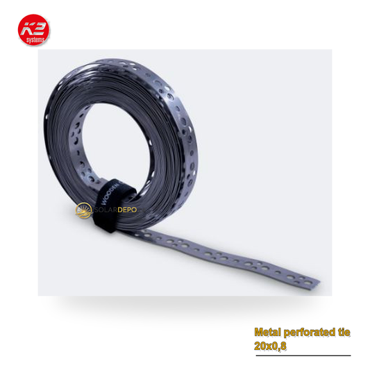 K2 Systems 2002735 Metal perforated tie 20x0,8