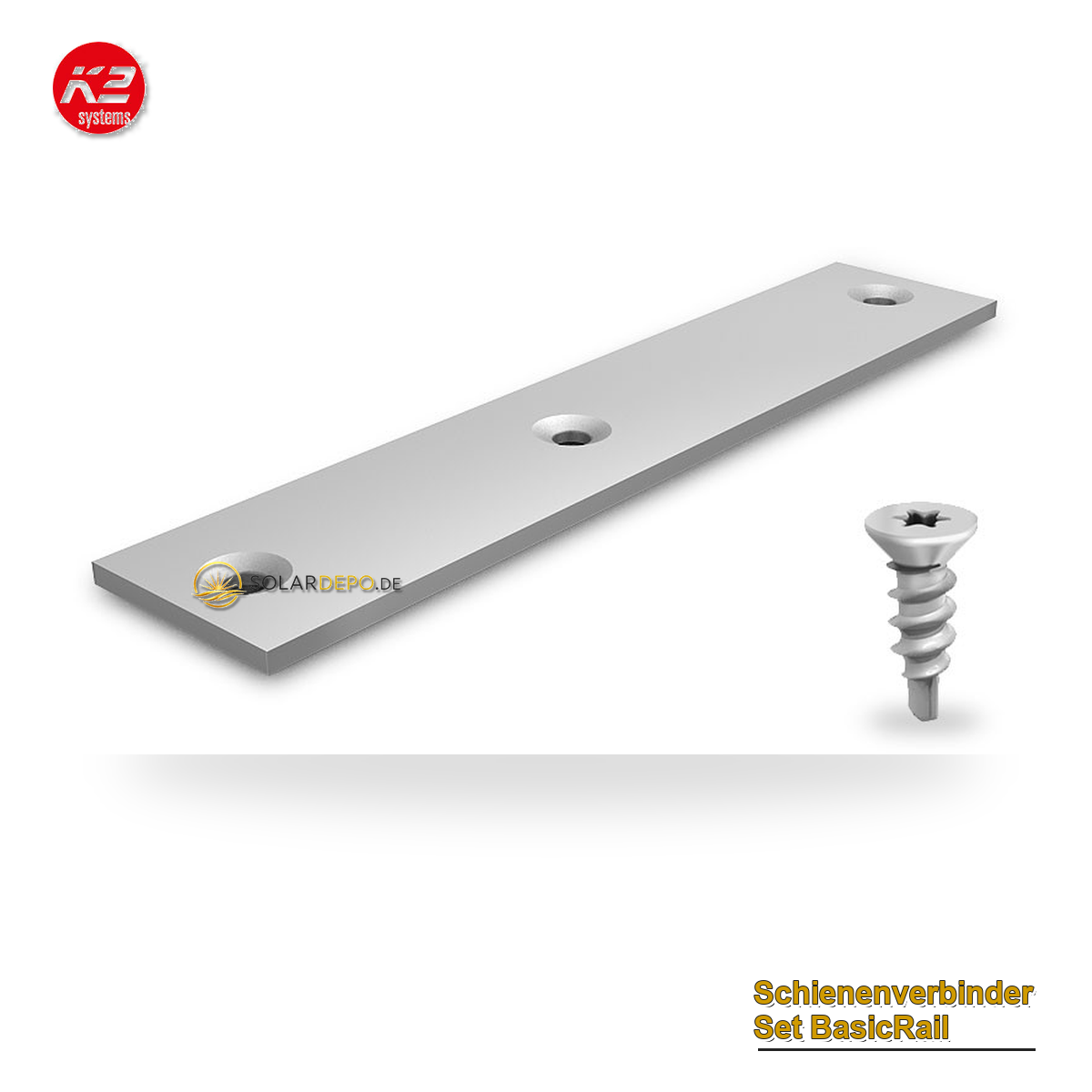 K2 Systems 1003571 Schienenverbinder Set BasicRail