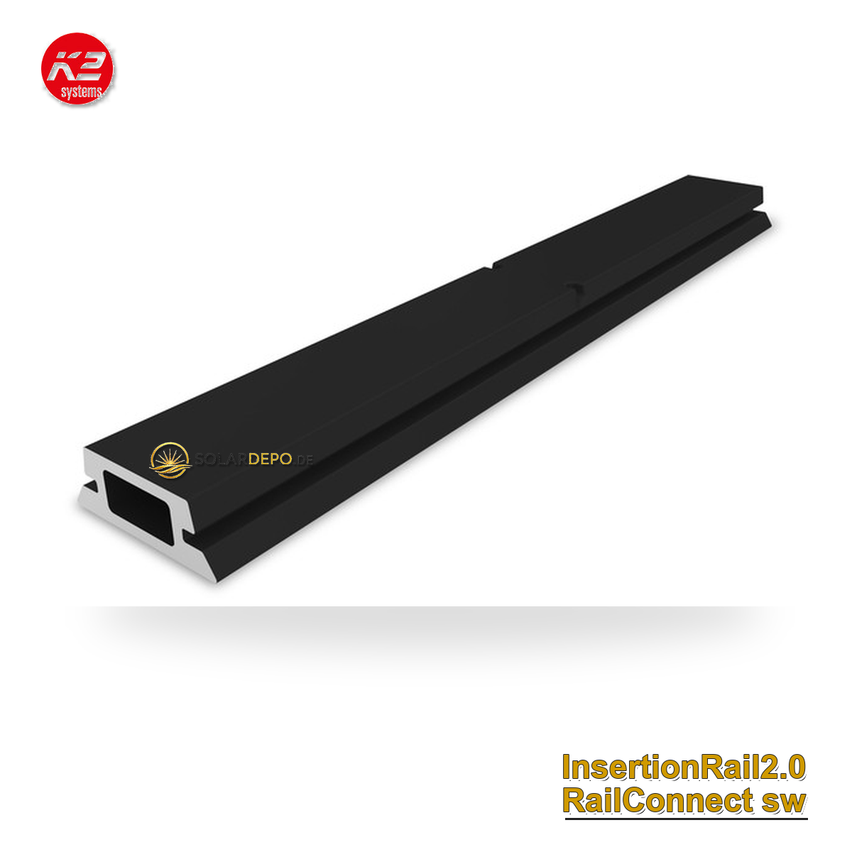 K2 Systems 2004322 InsertionRail2.0 RailConnect sw
