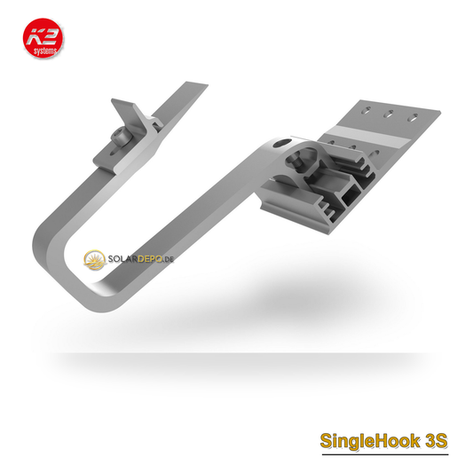 K2 Systems 2004222 Dachhaken SingleHook 3S long