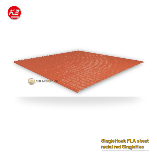 K2 Systems SingleHook FLA sheet metal red SingleHoo