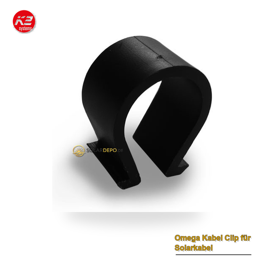 K2 Systems 1005394 Omega Kabel Clip für Solarkabel