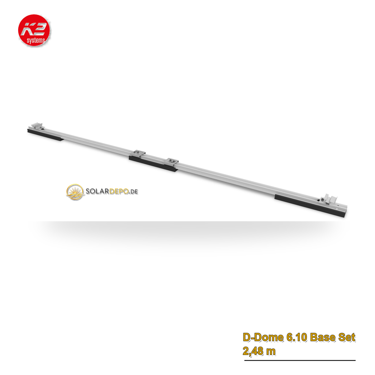 K2 Systems 2003620 D-Dome 6.10 Base Set 2,48 m