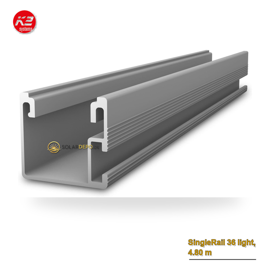 K2 Systems 2004413 SingleRail 36 light, 4.80 m