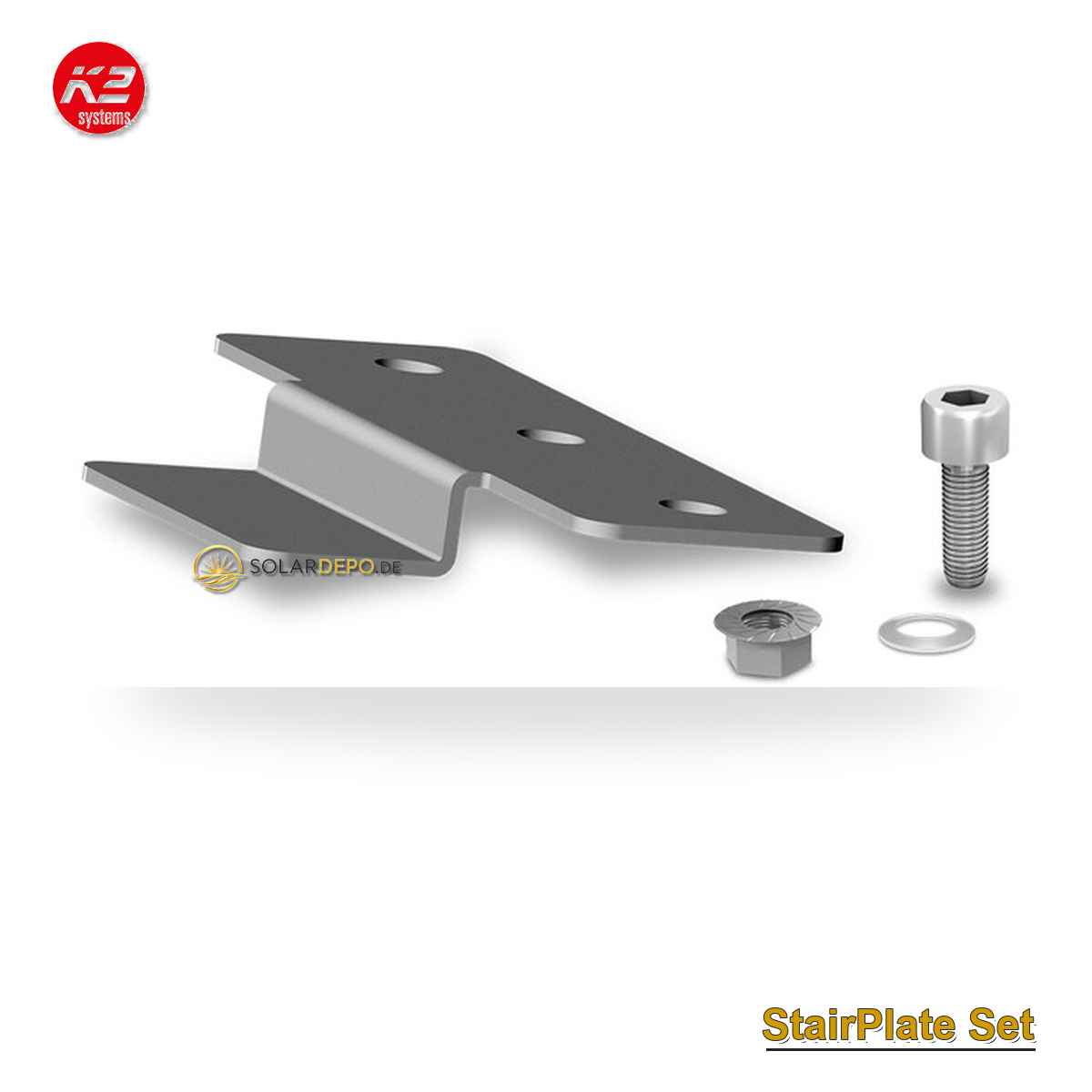 K2 Systems 2004057 StairPlate Set