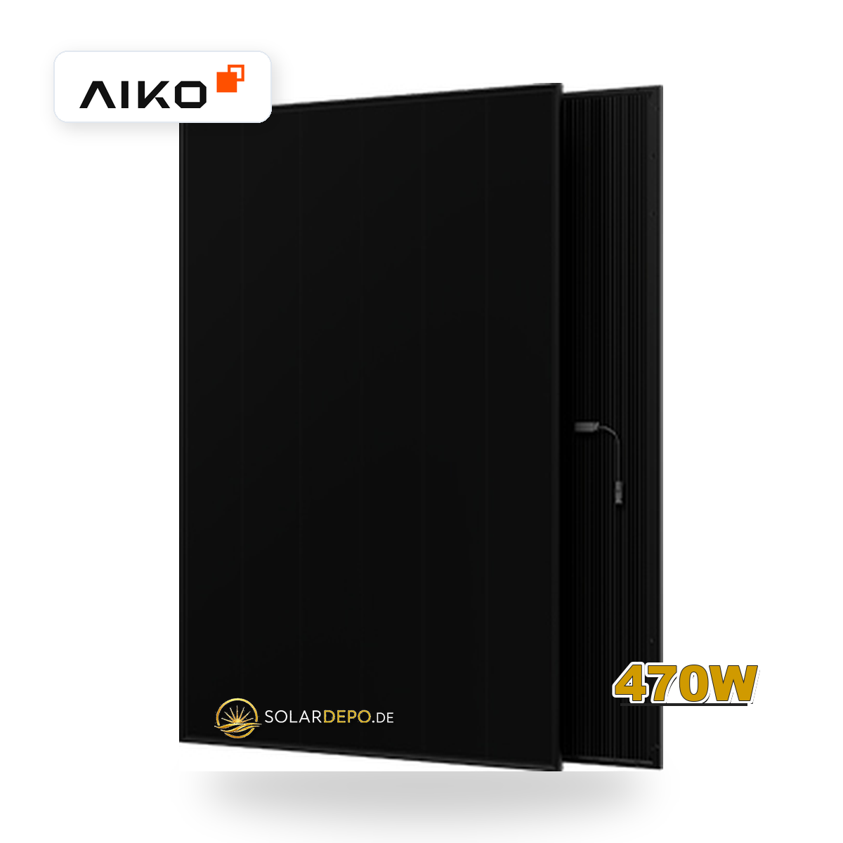 AIKO Solar 470W Dual Glass Full Black Modul AIKO-A470-MCE54Db Neostar 3S+