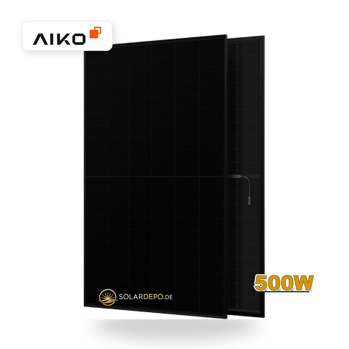 AIKO Solar 500W Dual Glass Full Black Modul A500-MAH60Db NEOSTAR 2S+