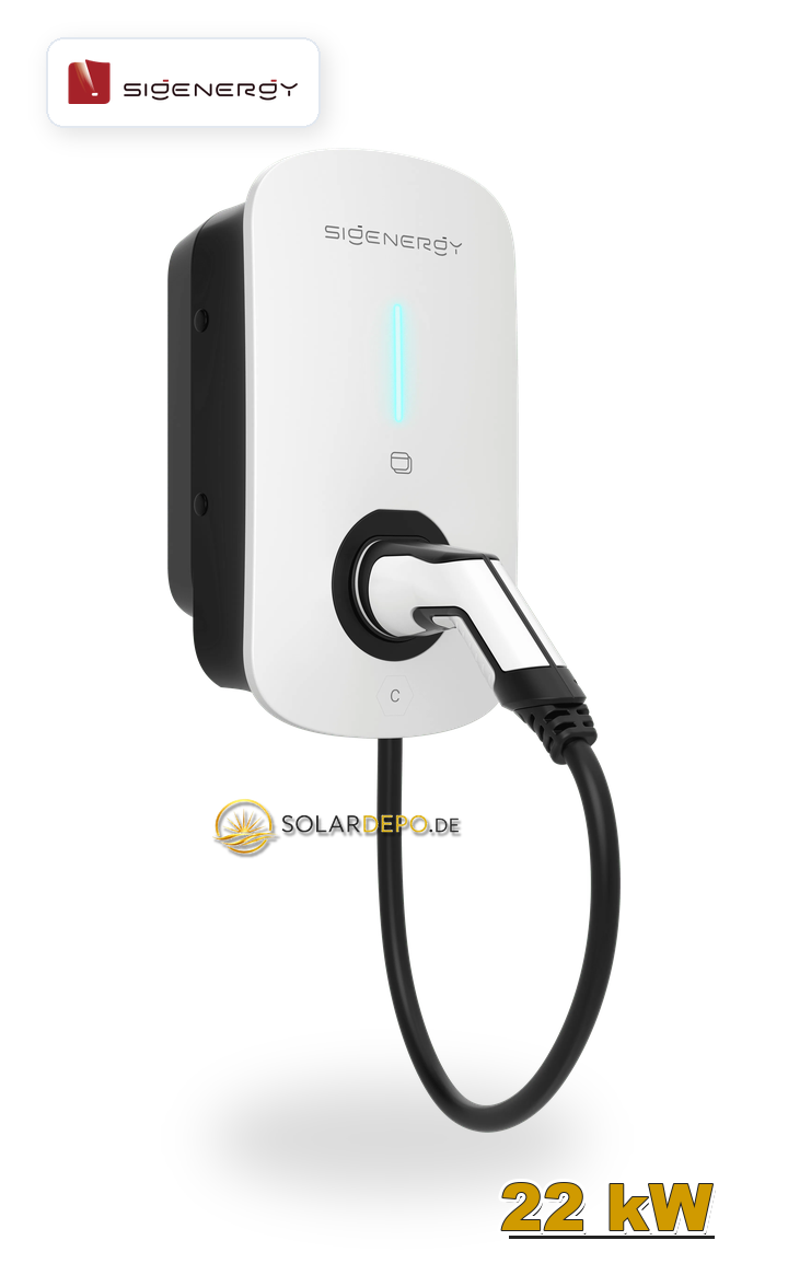 Sigenergy EVAC 22 kW – Intelligente AC-Wallbox, 3-phasig