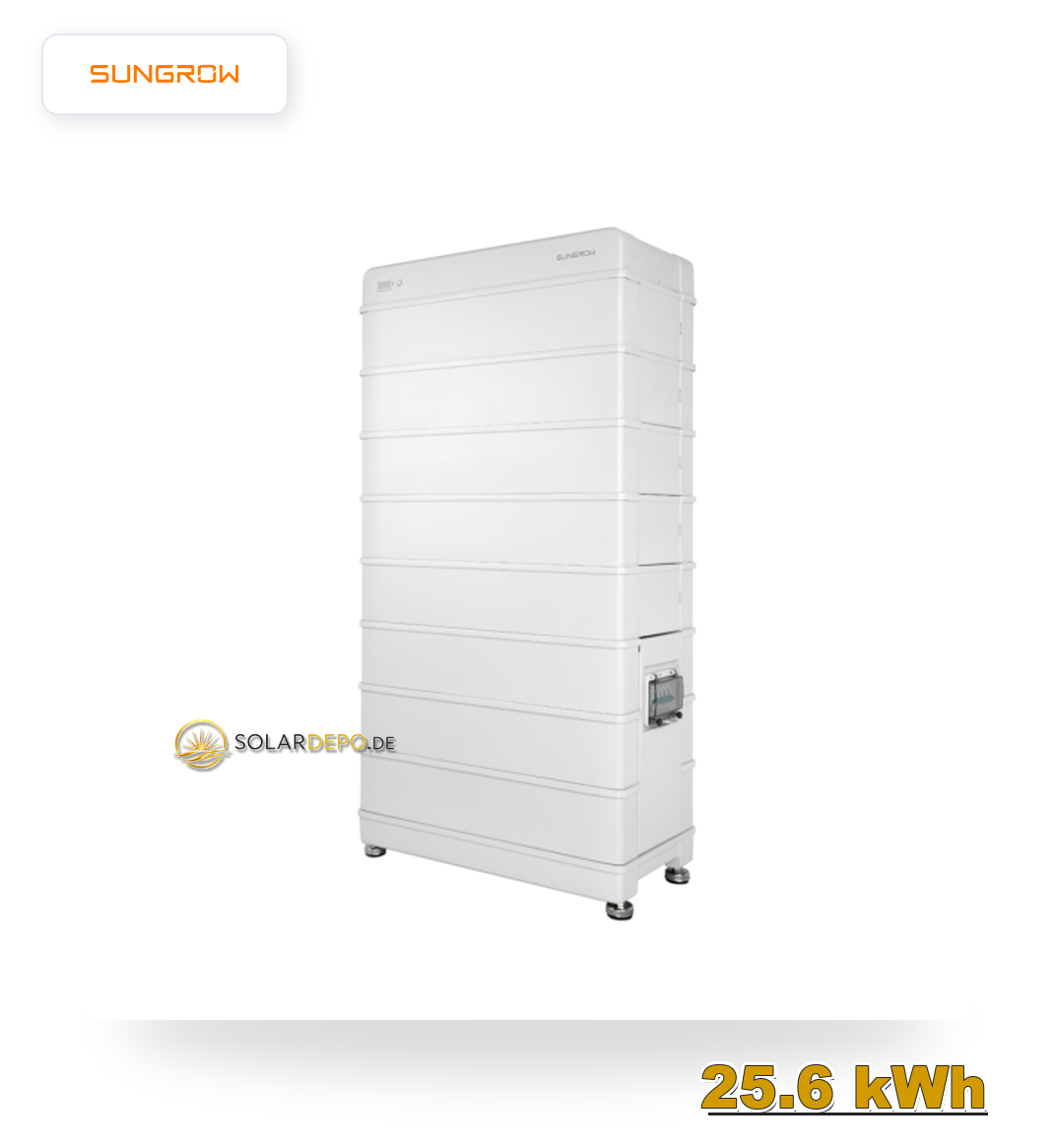 Sungrow SBR256 – 25,6 kWh Hochvolt-Batteriespeicher (Maximale SBR-Konfiguration)