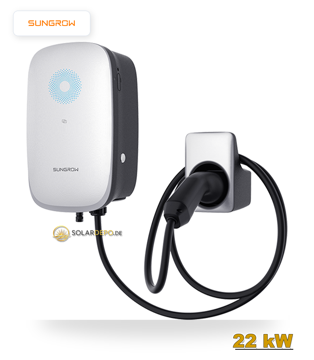 Sungrow AC022E-01 – 22 kW AC-Wallbox für Elektrofahrzeuge