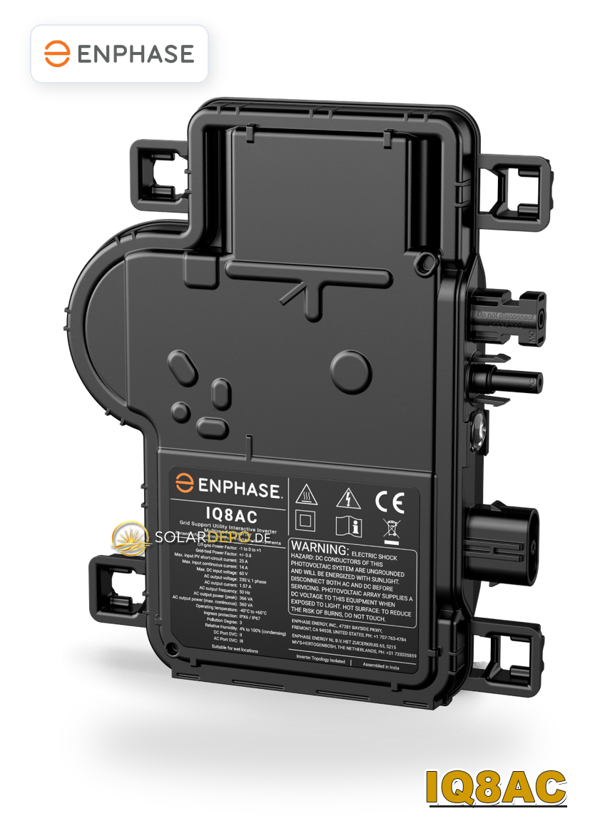 Enphase IQ8AC-72-M-INT – Mikrowechselrichter für 72-Zellen-Module