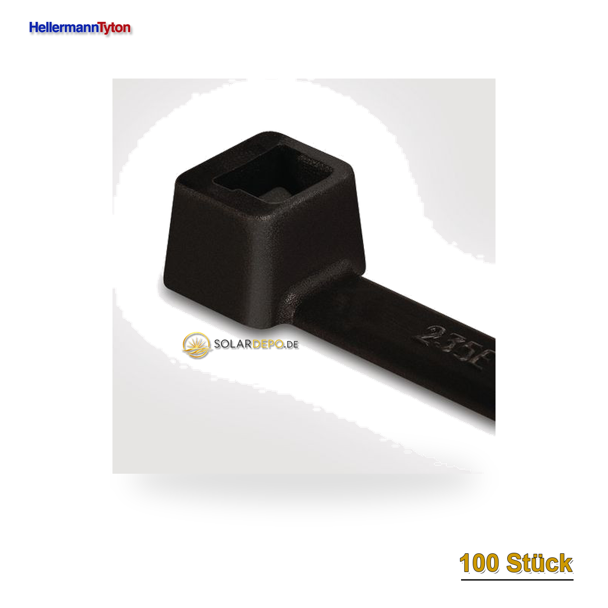 HELLERMANNTYTON 111-03260/T30RW Kabelbinder Hellermann - 100 Stück Packung