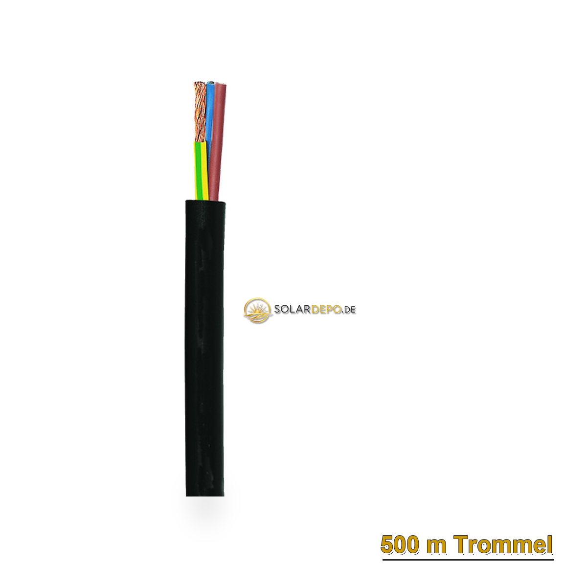 Kabel/Leitungen H07RN-F 1X6 schwarz Trommel - 500 m Trommel