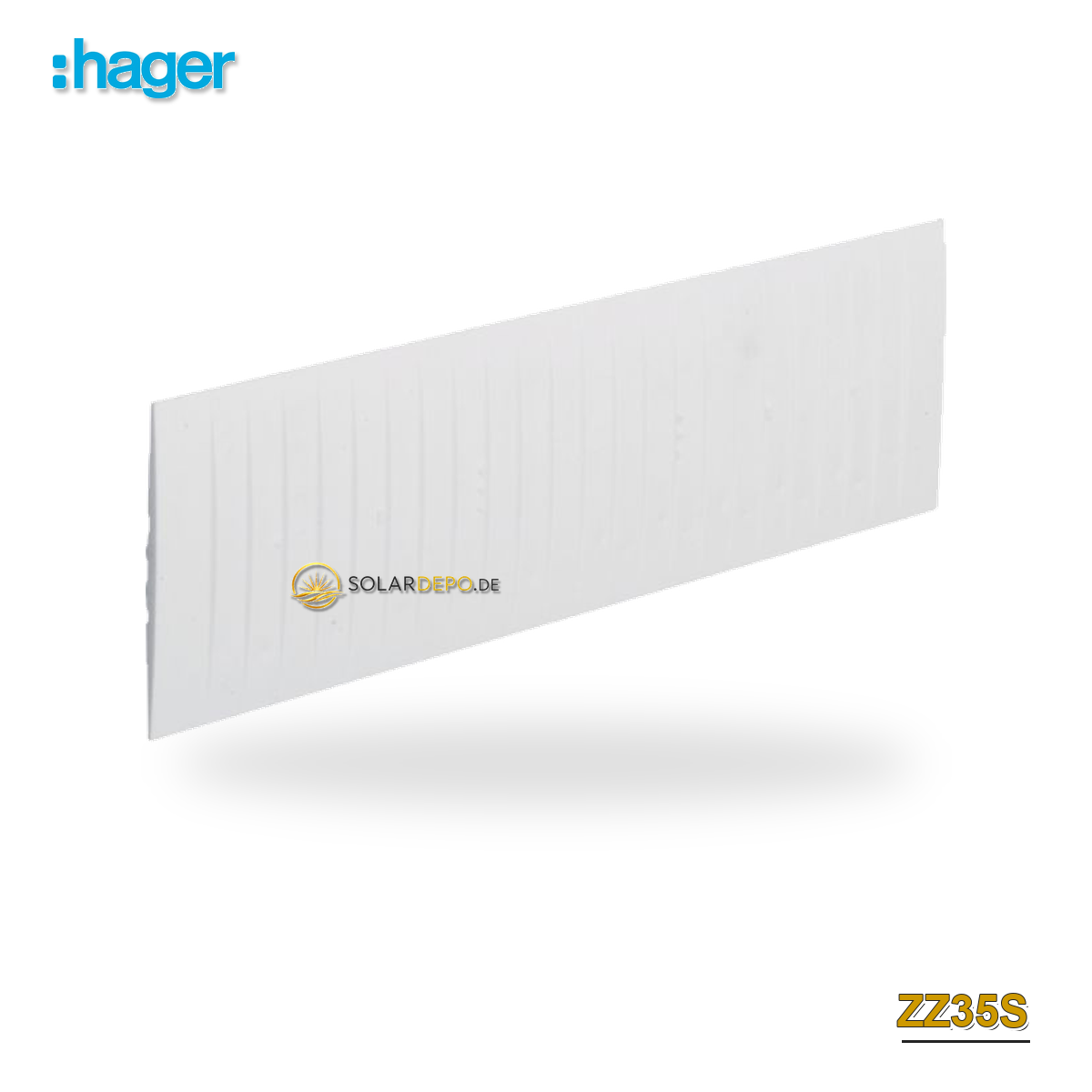 HAGER ZZ35S Abdeckstreifen sperrbar f. B 216mm