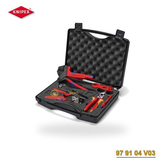 KNIPEX 97 91 04 V02 Werkzeugkoffer für PV MC4