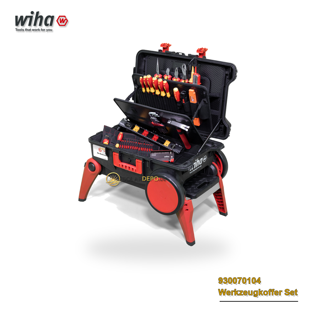 WIHA 930070104 Werkzeugkoffer Set XXL 4 80tlg