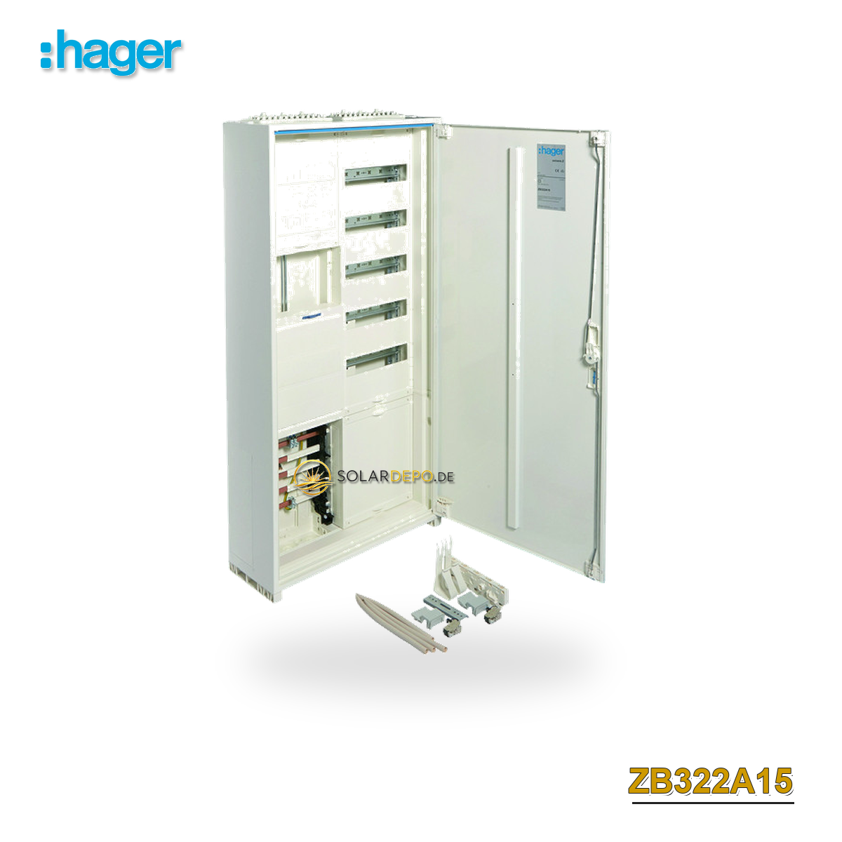 HAGER ZB322A15 KS 1Z/3P./APZ/VT5,2-feldig,ESA