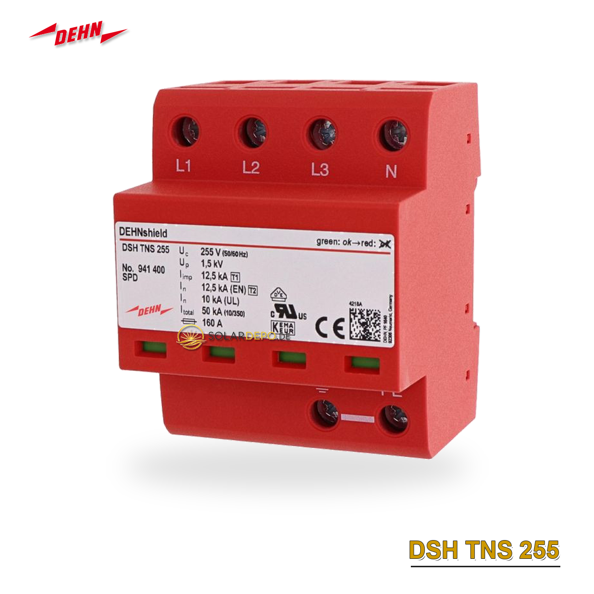 DEHN 941400 DSH TNS 255 Kombiableiter T.1+2