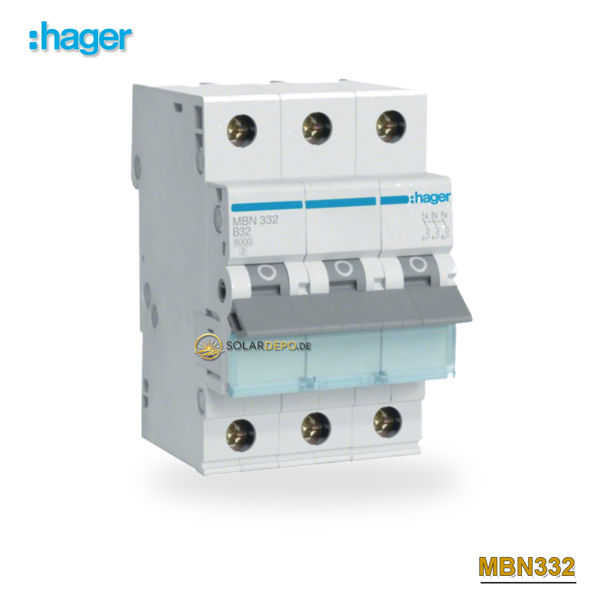HAGER MBN332 Sicherungsautomat 3P B 32A 6kA
