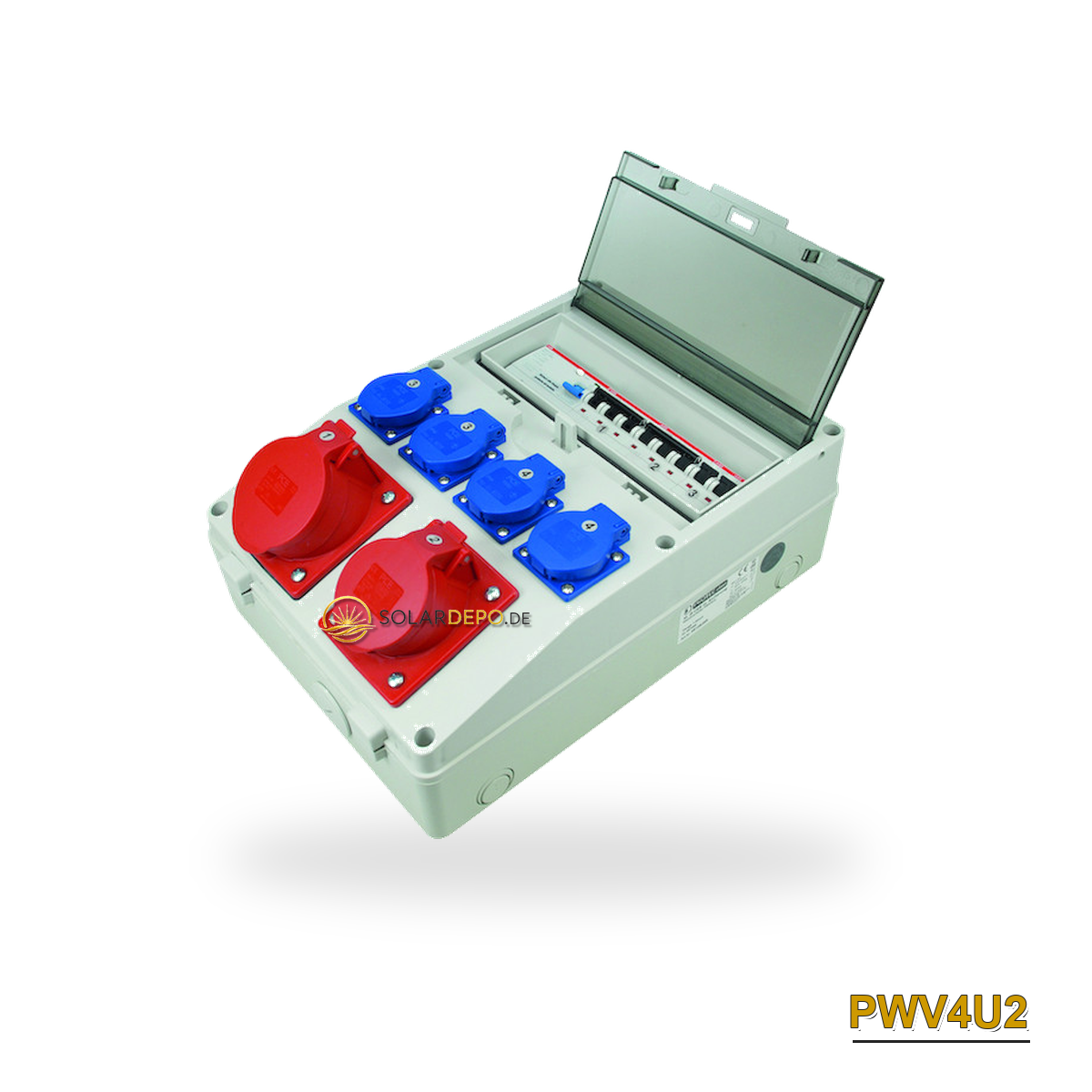 PROTEC.class PWV4u2 4f-2f m. Sicherung Wandverteiler